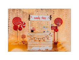 Fundo Fotográfico 2,20 x 1,50 - Ensaio Infantil Barraca de Doces 003 Fundo Fotográfico 2,20 x 1,50 - Ensaio Infantil Barraca de Doces 003