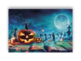 Fundo Fotográfico 2,20 x 1,50 - Halloween Lua Cheia 040