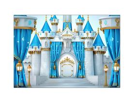 Fundo Fotográfico 2,20 x 1,50 - New Born Castelo Príncipe Azul 016