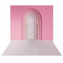 Fundo Fotográfico Cenário Arco Romano Rosa 2,20M X1,50M F870