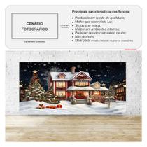 Fundo Fotográfico Cenário de Natal Mod.3 - 1,75x2,60m Fundo Fotográfico Cenário de Natal Mod.3 - 1,75x2,60m