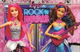 Fundo Fotográfico Em Tecido Barbie Rockstar 2,20X1,50. - Mix estilos