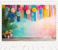 Fundo Fotográfico Em Tecido Cenario Carnaval - 220X178