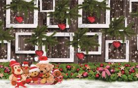 Fundo Fotográfico Em Tecido Natal 2,60X1,50