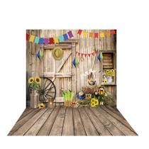 Fundo Fotográfico Festa Junina Cenário Tecido 1,50 x 2,20m