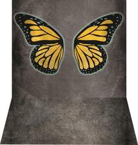 Fundo Fotográfico Newborn Em Tecido Asas Borboleta 1,50X2,50