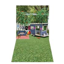 Fundo Fotográfico Painel Cenário Pet Shop - Camping