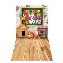 Fundo Fotográfico Painel Cenário Pet Shop - Escolinha