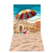 Fundo Fotográfico Painel Cenário Pet Shop- Praia