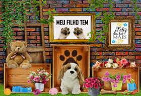 Fundo Fotográfico Pets Cenário Tecido 1,20 x 1,70m
