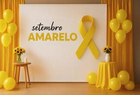 Fundo Fotografico Setembro Amarelo Tecido 1,50 x 2,20m