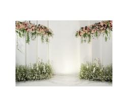 Fundo Fotográfico Tecido Sublimado Newborn 3D Floral 2,20x1,50 WFF-045