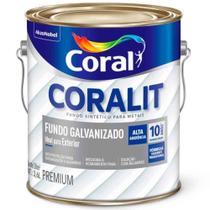 Fundo Galvanizado Coralit 3,6 Litros Branco - 5202670 - CORAL Fundo Galvanizado Coralit 3,6 Litros Branco - 5202670 - CORAL