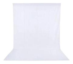 Fundo Infinito Branco Em Algodão Muslin 3,0x5,0m Greika