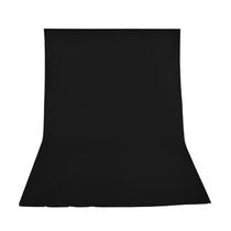 Fundo Infinito Preto Algodão Muslin - 3m x 5m