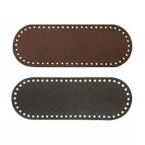 Fundo Para Bolsa Base Couro Sintetica Oval 28cm Cor 30 A Unidade