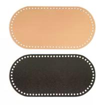 Fundo Para Bolsa Base material sintético Oval 30cm Cor 20 A Unidade