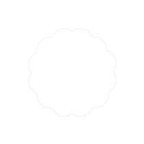 Fundo para Docinhos Branco Chapado - 7cm Fundo para Docinhos Branco Chapado - 7cm