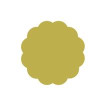 Fundo para Docinhos Dourado Chapado - 7cm Fundo para Docinhos Dourado Chapado - 7cm