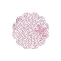 Fundo para Docinhos Rosa Rendado - 7cm Fundo para Docinhos Rosa Rendado - 7cm