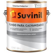 Fundo para Galvanizados 3,6 Litros Branco - 54627033 - SUVINIL Fundo para Galvanizados 3,6 Litros Branco - 54627033 - SUVINIL