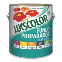 Fundo Preparador Base Água para Tinta Pintura Repintura Reforma 3,6L Interior Exterior Lukscolor