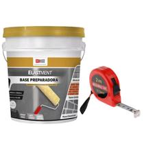 Fundo Preparador De Parede Base Água Balde Paredes Zero Trinca Drywall 3,6L + Trena