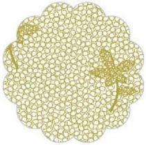 Fundo Rendado N. 7 Ouro C/100 Curifest Fundo Rendado N. 7 Ouro C/100 Curifest