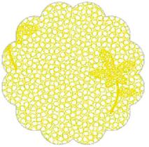 Fundo Rendado N. 9 Amarelo C/100 Curifest Fundo Rendado N. 9 Amarelo C/100 Curifest