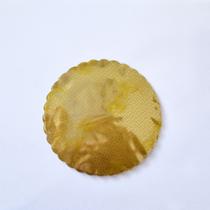 Fundo Rendado Plástico Tapetinho Doces Nº 9 Ouro - 100 unid Fundo Rendado Plástico Tapetinho Doces Nº 9 Ouro - 100 unid