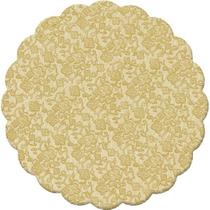 Fundo Rendado Redondo Ouro 9cm (761007) - 100 unidades - Cromus - Rizzo Fundo Rendado Redondo Ouro 9cm (761007) - 100 unidades - Cromus - Rizzo