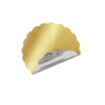 Fundo Rendado Redondo para Doces - Ouro Brilho - 100 unidades - Cromus - Rizzo Fundo Rendado Redondo para Doces - Ouro Brilho - 100 unidades - Cromus - Rizzo