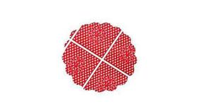 Fundo Rendado Tapetinho N9 Vermelho Junco