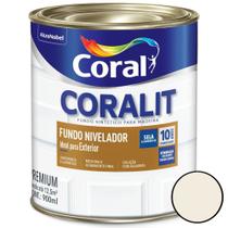Fundo Sintético Nivelador Coralit 900ml Branco - 5203063 - CORAL Fundo Sintético Nivelador Coralit 900ml Branco - 5203063 - CORAL
