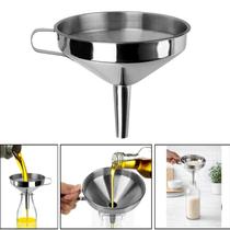 Funil 12X13cm Metal Multiuso para Cozinha Líquidos e Grãos