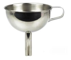 Funil Aço Inox Com Peneira Coador 11cm Profissional Ke Home Funil Aço Inox Com Peneira Coador 11cm Profissional Ke Home