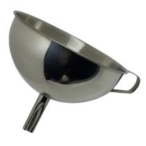 Funil Aço Inox Peneira Removível 15cm Filtro Suco Chá Óleo