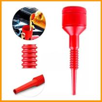 Funil Automotivo flexivel de plastico multiuso Grande sanfonado universal Oleo Combustivel para carro moto caminhao
