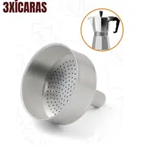 Funil c/ Filtro Para Cafeteira Italiana 3 xícaras Funil c/ Filtro Para Cafeteira Italiana 3 xícaras