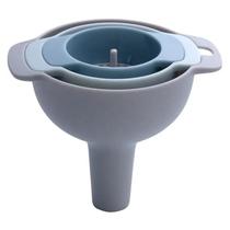 Funil de plástico 3 peças