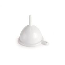 Funil de Plástico Branco 15cm - Plasutil