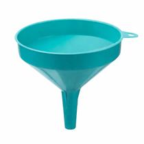 Funil de Plástico Cor Azul 13x12cm Funil de Plástico Cor Azul 13x12cm
