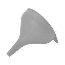 Funil De Plástico Médio Multiuso Com 12 Cm De Diâmetro - Plasvale Cinza Outono