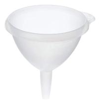 Funil De Plástico Universal 12,8Cm Utensílio Multiuso Médio Funil De Plástico Universal 12,8Cm Utensílio Multiuso Médio
