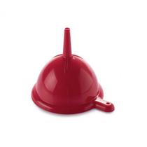 Funil de Plástico Vermelho 15cm - Plasutil