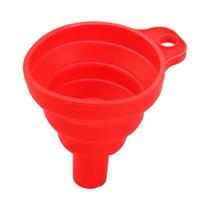 Funil De Silicone Dobrável Portátil Para Transferência De Líquidos Em Cozinha, Frascos, Garrafas,