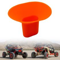 Funil de silicone laranja SAUTVS para UTVs e carros Can-Am Funil de silicone laranja SAUTVS para UTVs e carros Can-Am