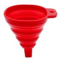 Funil De Silicone Retrátil Pequeno