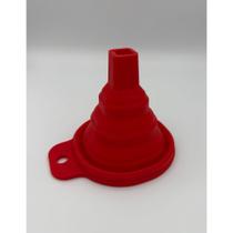 Funil de silicone retratil