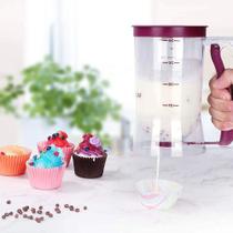 Funil Dispenser Massas Dosador Cupcake Panqueca Waffle 900ml